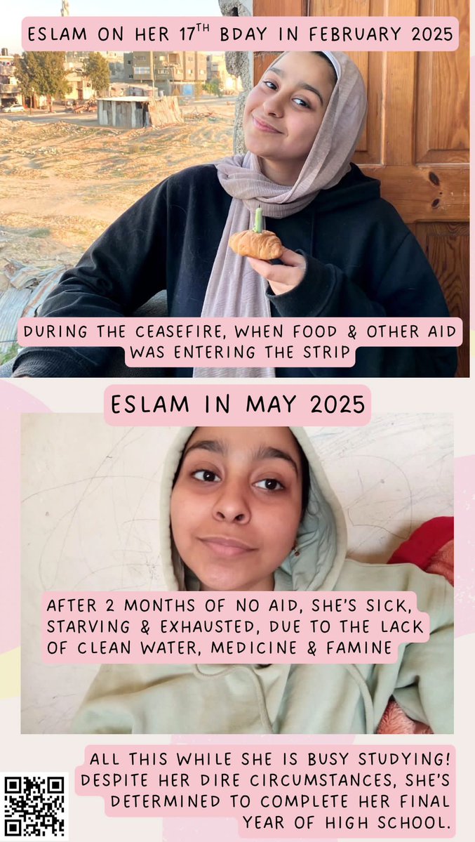 ‼️ Please help‼️ We have received less than $20 in 6 days 💔 we are starving 😭 

chuffed.org/project/eslam-…

- paypal.me/HeyamAlburai