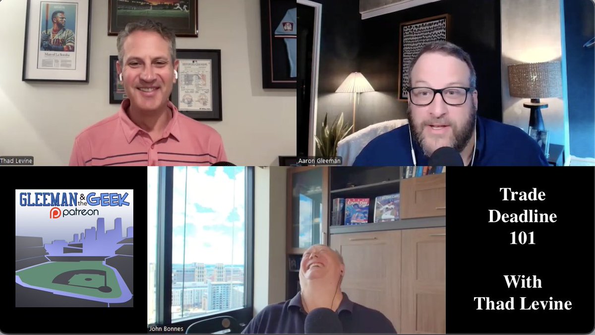 AaronGleeman's tweet image. Yearly subscriptions to the Patreon podcast are 20% off from now until the trade deadline.
Get access to our in-depth interview with former #MNTwins GM Thad Levine and then get all of our new shows leading up to the deadline.
Sign up and start listening: patreon.com/posts/trade-de…