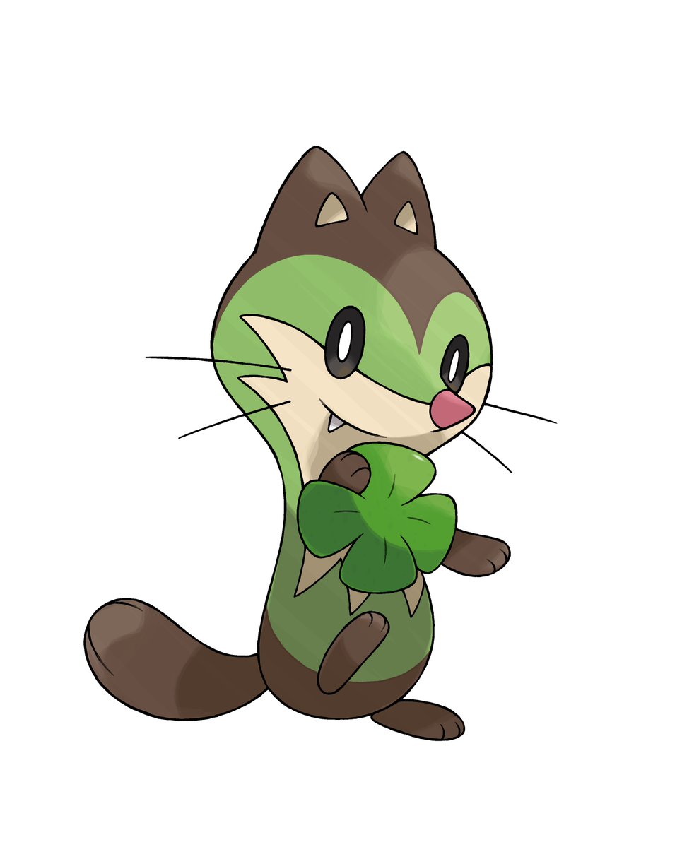 GregAndrade22's tweet image. FOUICHAUN - Pokemon Trevo -
TIPO: GRAMA
GÊNERO: 50% Macho e 50%Fêmea
*Meu tio trabalha na Pokemon Company, e afirmou que este é um dos três iniciais da Gen 10
#Pokemon #newpokemon #pokemongen10 #pokemonart #pokemonfanart #weasel #fakemon #sugimoristyle