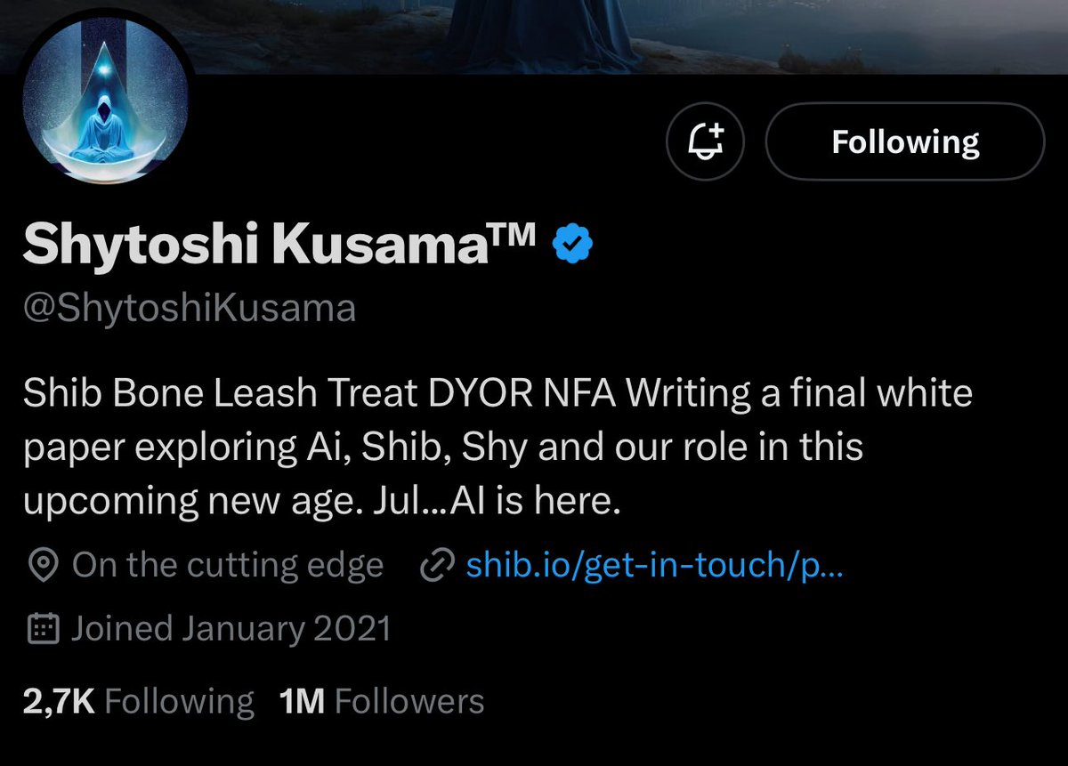 This is a scammer everyone is warning about him.
I hope the #SHIBARMY and the army shut this nonsense down.
#SHIB #shibaarab_army