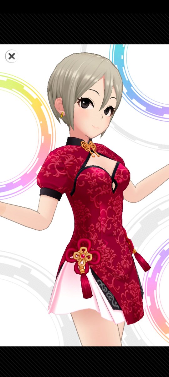 周子的耳环和改良旗袍好配啊😋