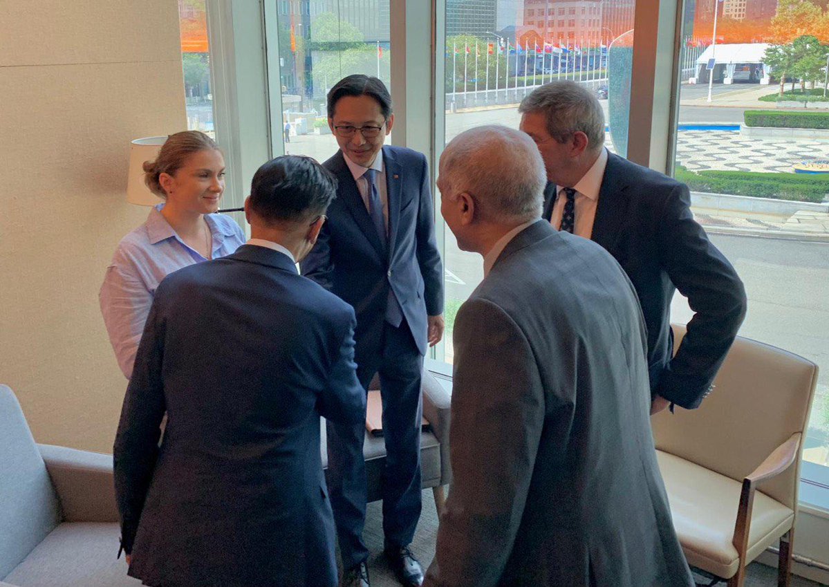 younousomarjee's tweet image. 🔴 Fier de la contribution du Parlement européen pour faire vivre le multilinguisme au sein de l’ONU 🇺🇳 , par la traduction que nous avons assuré du Pacte pour l’Avenir dans 20 langues . Merci au President de l’Assemblee Generale @UN_PGA pour la réception organisée pour la…
