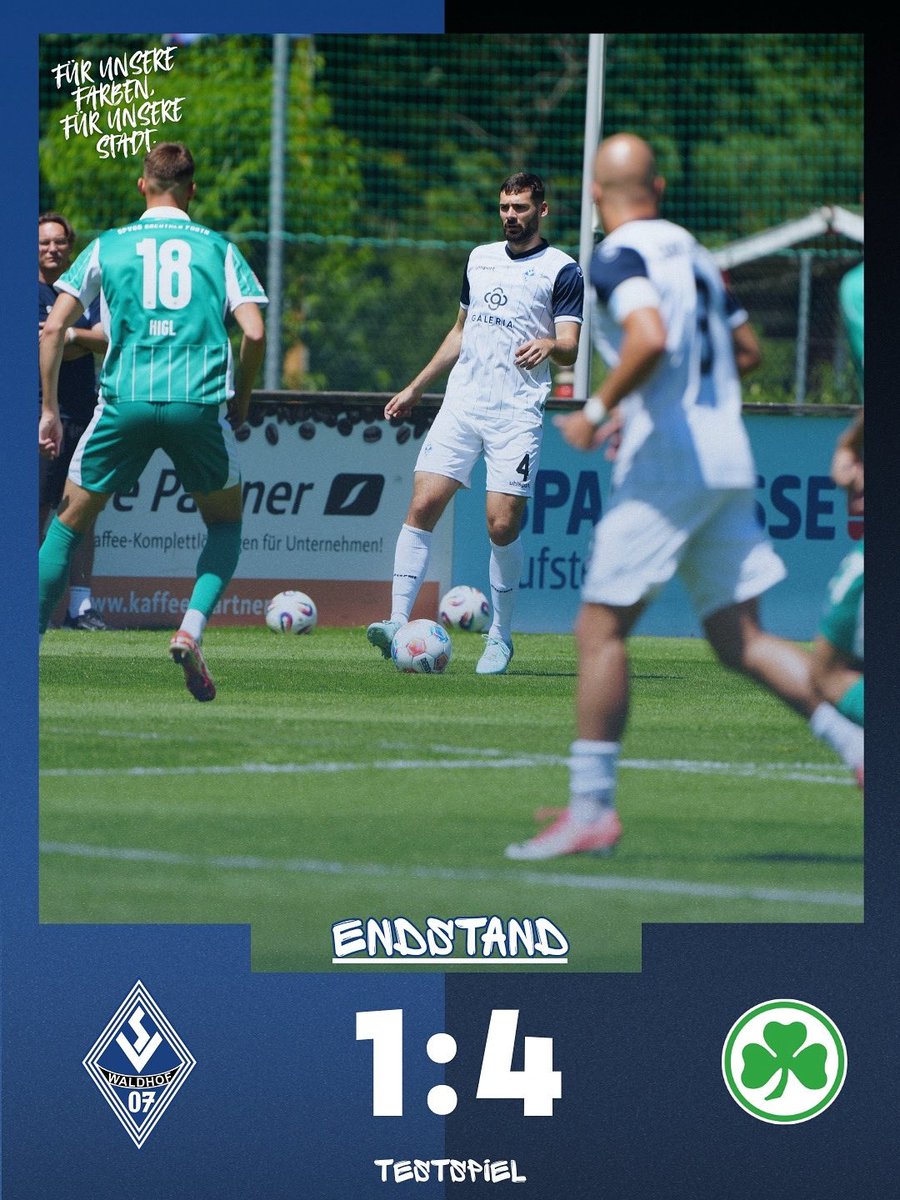 Am Ende steht es 1:4 gegen die SpVgg Greuther Fürth. 
____________
#svw07 #SVWinLeogang
