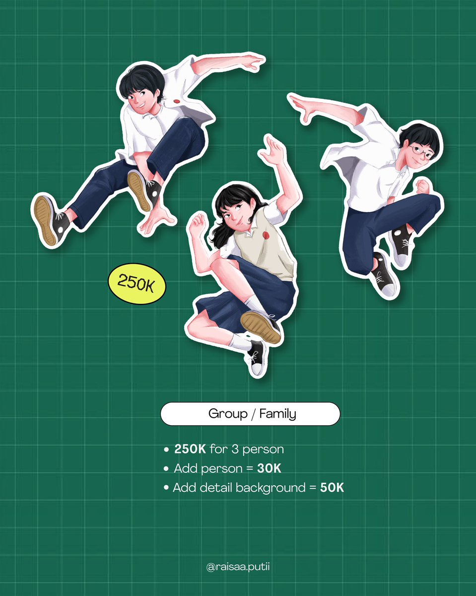 puttsartss's tweet image. 📣 OPEN COMMISSION! 📣
Harga ramah dompet, hasil maksimal! Cek ratecard &amp;amp; langsung gas DM sebelum kehabisan SLOT! 💥📬 Ready to draw for YOU! #opencommission #zonauang