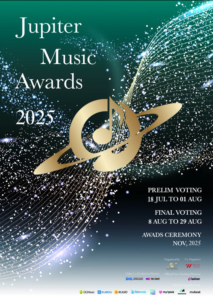 WINTER_THAILAND's tweet image. [#โหวตเพื่อน้องหนาว] น้องหนาวมีรายชื่อเข้าชิงในงานประกาศรางวัล Jupiter Music Awards 2025 สาขา ‘Female Artist of the Year’ 🏆

🗳️ คัดเลือก TOP 10 ผ่านเข้าสู่รอบโหวตไฟนอล
📅 ปิดโหวต 1 สิงหาคมนี้ เวลา 11:00 น. (ไทย)

🚨 รางวัลโหวต 100% จากผลรวม 5 แอป
• เว็บ muniverse
• Mubeat
•…