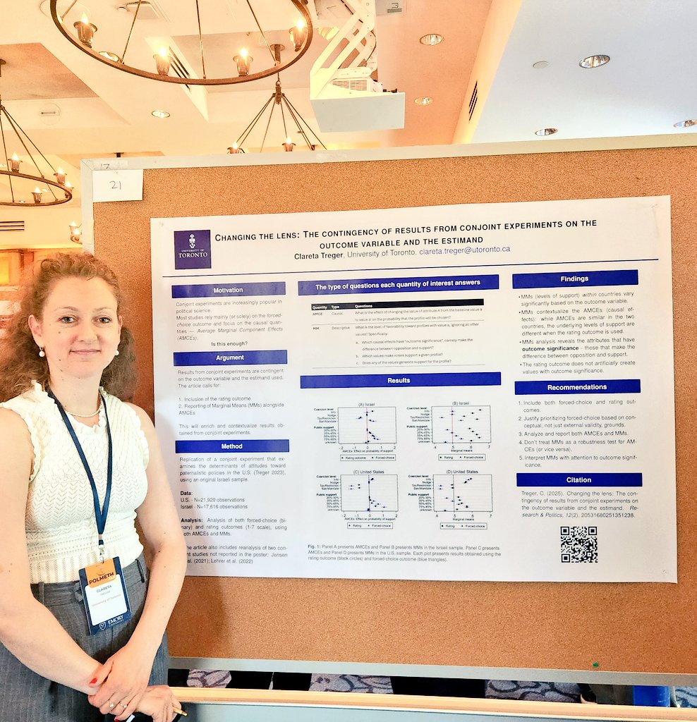 claretat2's tweet image. Wow, what an amazing #PolMeth conference!
Huge thanks to the organizers and all the participants for making it such a unique event!