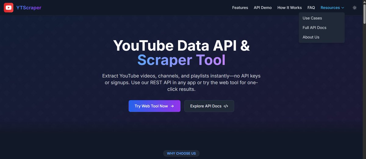 ApPatra's tweet image. 🚀 Day 4: More APIs beyond Video & Channel ✅
🎨 UI revamp in progress for smoother UX
📘 Clean & beautiful API Docs coming soon!
🔗 youtubescraper.in
Like it? Repost helps ❤️
#BuildInPublic #DevTools #YouTubeAPI #OpenSource #JavaDeveloper #100DaysOfCode #IndieHacker