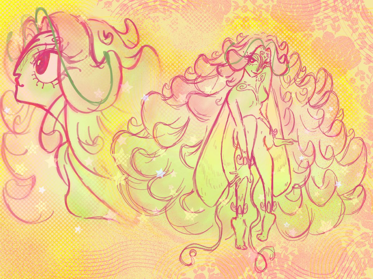 NOSNOSA1008's tweet image. Redesigning her cuz I can #oc