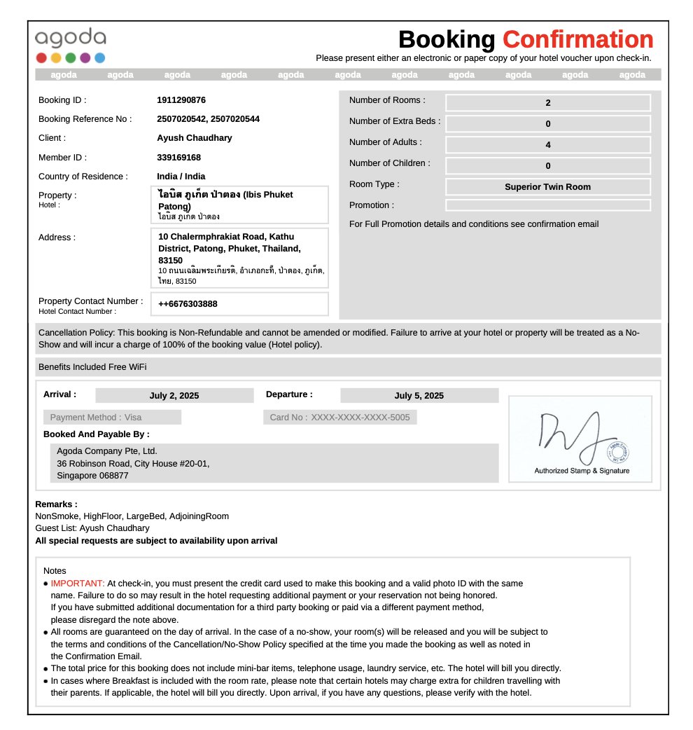 TeeyaOjha's tweet photo. @ibisthailand Still waiting for my 3000 THB deposit refund from my stay at ibis Phuket, Patong (Booking ID 1911290876, July 2-5, 2025). It's been over 2 weeks. Please assist! #IbisPhuketPatong #DepositRefund #CustomerService https://t.co/sNppP3gtrT