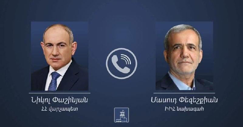 301arm's tweet image. Nikol Pashinyan has formally invited Iranian President Masoud Pezeshkian to visit Armenia on an official visit, according to a statement released by Pashinyan’s spokesperson.
During a recent phone conversation, Pashinyan expressed his condolences to Pezeshkian over the loss of…