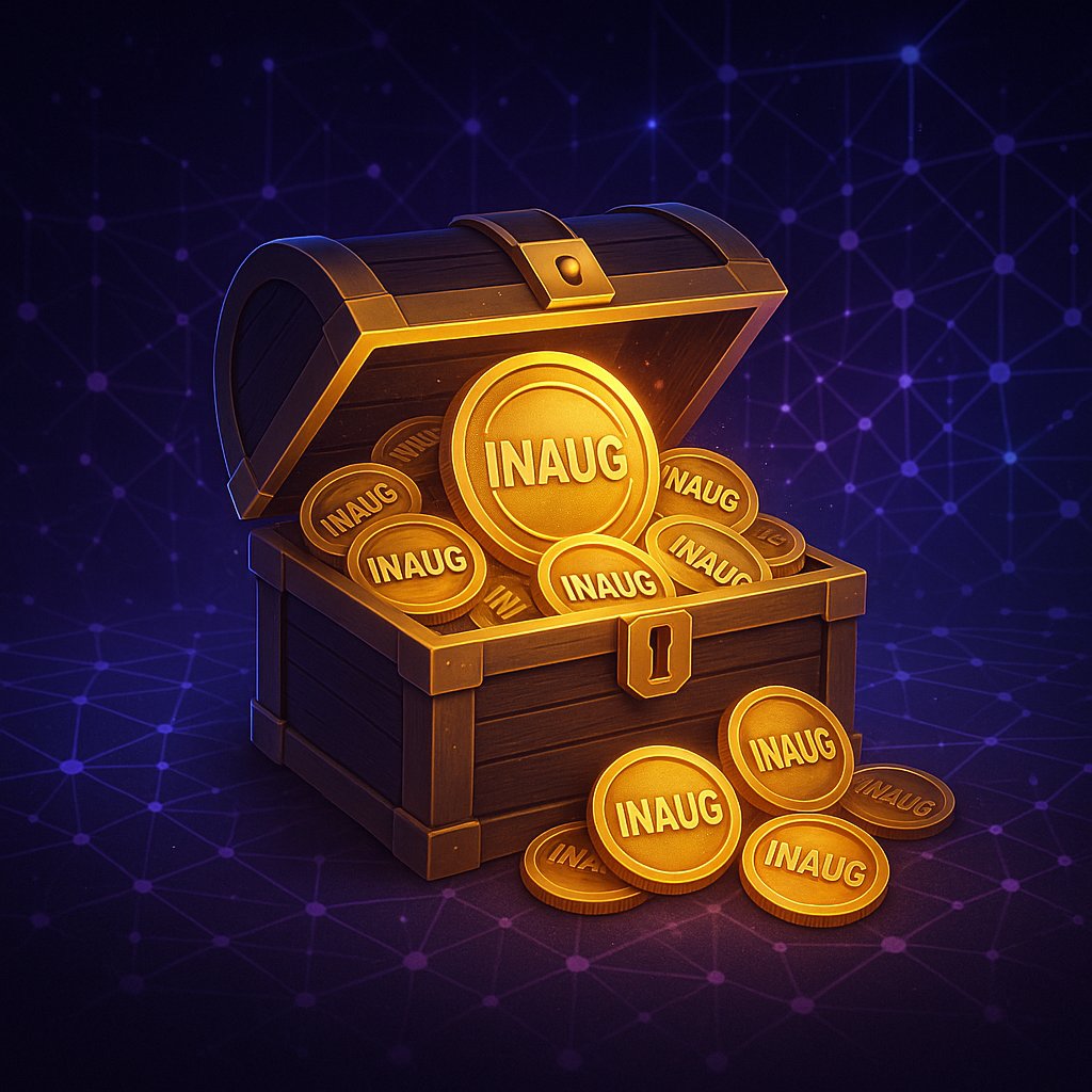 makecrypto4304's tweet image. 🚀 Get 1,000 FREE $INAUG Tokens Airdrop! 🎉  

1⃣ Follow👉 @makecrypto4304   
2⃣ Comment your SOL address below 💬