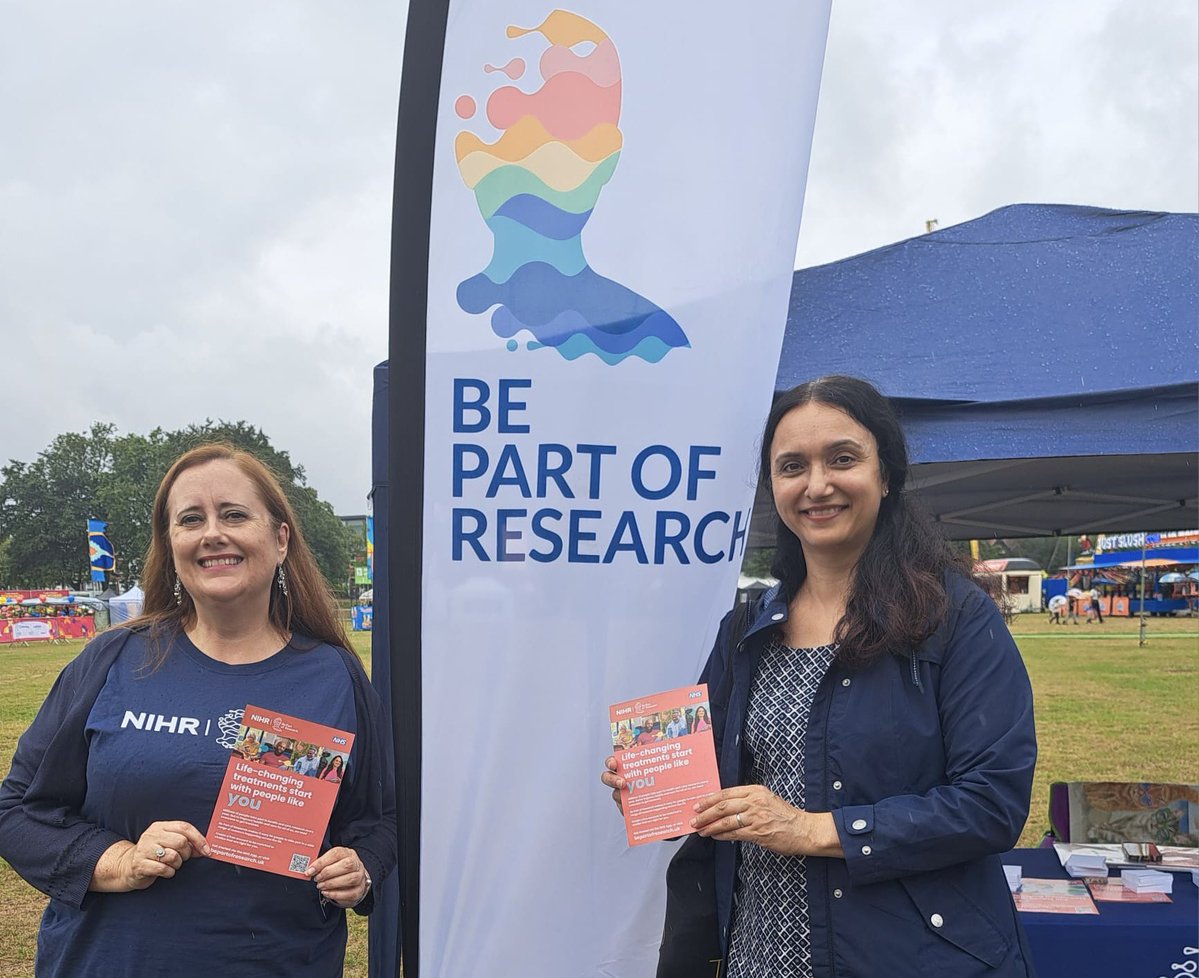NIHRrdn's tweet image. Suki (R) is at the Birmingham Mela and wants to #BePartofResearch. The 55-year-old has previously taken part in the Galleri cancer trial, a blood test to detect multiple cancers. She said: "There is something for everyone to get involved with. It's good to help research excel."