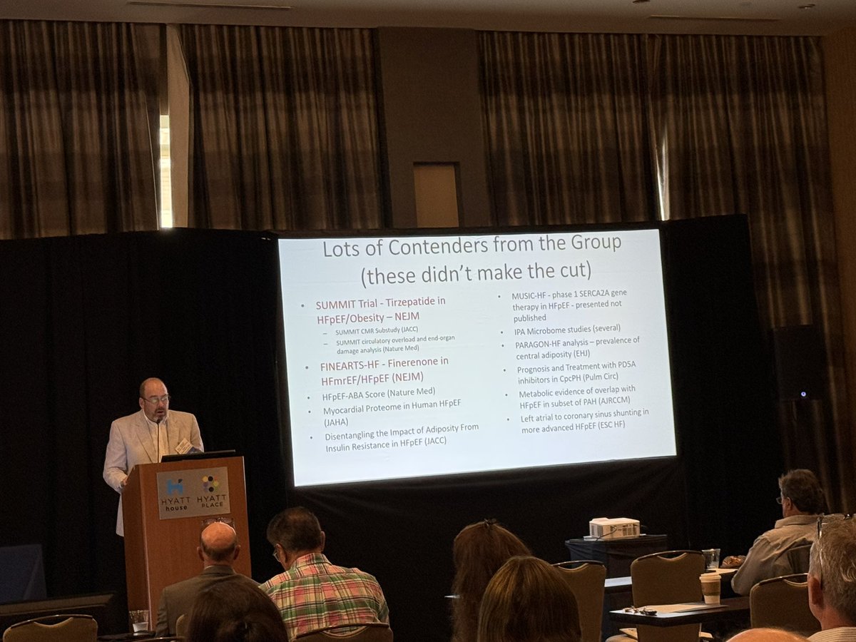 merhussien's tweet image. What are the top HFpEF papers of the year to @RyanTedfordMD? Excluding the obvious contenders, he honed in the following points:
⛔️ PAH drugs not indicated in HFpEF PAH
⚡️Attention to autonomic dysfunction and preload failure in HFpEF
🆕 Promising new therapies
#charlestonhfpef