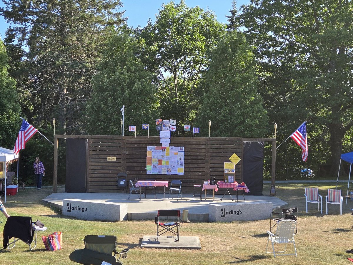 How to end the day? With a hilarious play! Starts at 6 pm and over by dark. It's Shakes &amp; Shenanigans in the park. And don't worry, deah. It's more downeast than Shakespeare. (Free)

Written &amp; directed by Brent Hutchins with an all-star cast. Sponsored by the City of Ellsworth.