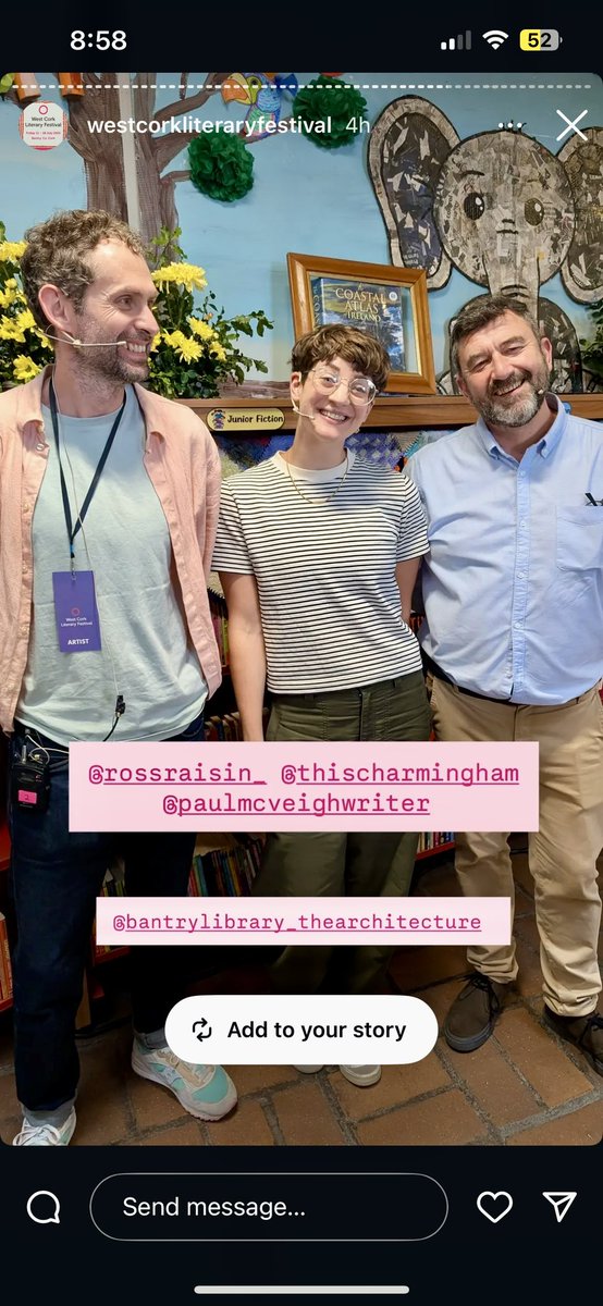 paul_mc_veigh's tweet image. I had a wonderful time in Bantry this year teaching my very talented class and my event with Ross Raisin where Bantry Library was packed to the doors! I also saw excellent events and had great fun with my festival buddy @ruthpadel - thx @wcorklitfest