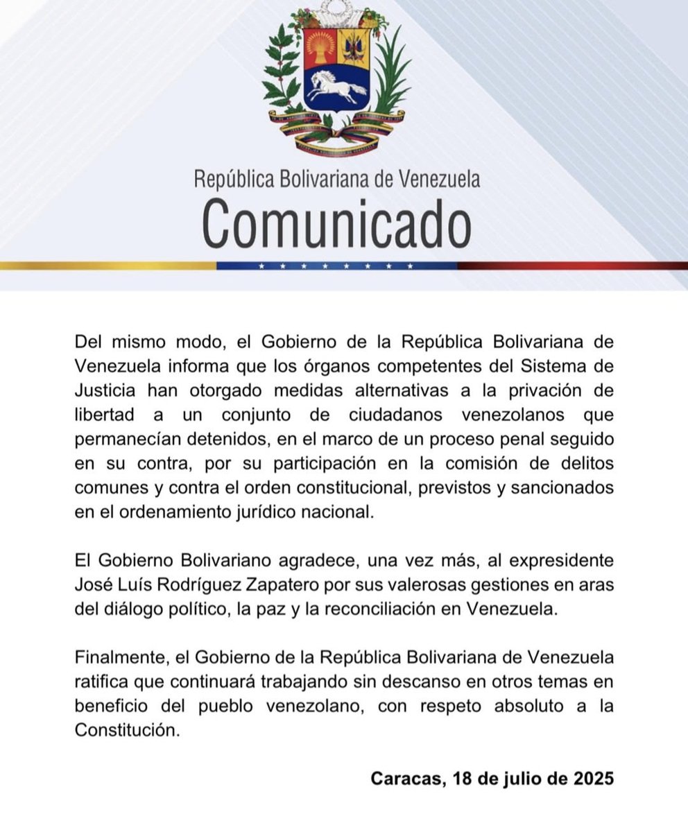 #Repost 
<a href="/delcyrodriguezv/">Delcy Rodríguez</a> Gracias al Presidente <a href="/nicolasmaduro/">Nicolás Maduro</a> se logró el rescate de nuestros 252 muchachos, hombres nobles y de bien, secuestrados por Bukele. ¡La Patria, su familia y amigos los esperan! Hoy también se logró el rescate de siete niñ<a href="/s/">『S』</a>