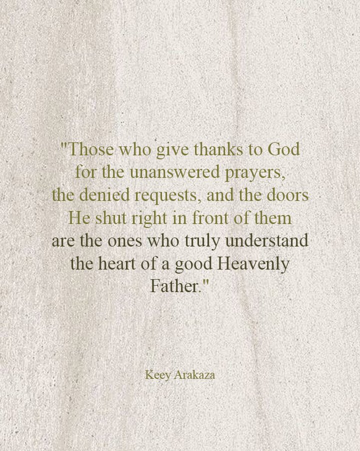 Keey_Arakaza's tweet image. « So if you, despite being evil, know how to give good gifts to your children, how much more will your Father who is in heaven give good things to those who ask Him! »

Mat 7:11
#Goodfather