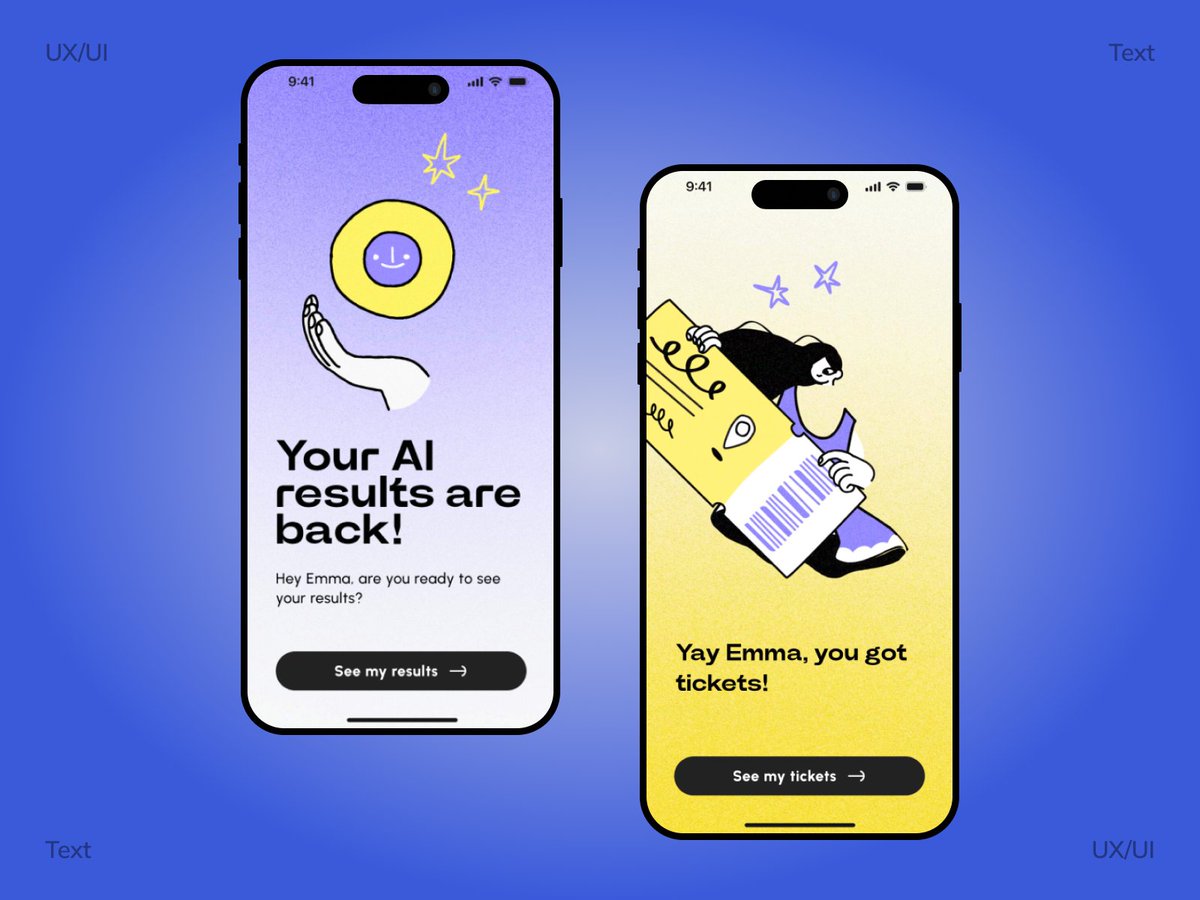 coder_dandriyal's tweet image. 🎨 Design that feels light, personal, and a little playful.
Developed a mobile UI for users to discover their type of creativity, and receive educational workshops and events based on personality.
Priorities:
- Soft gradients + gentle animations
- Friendly illustrations to…