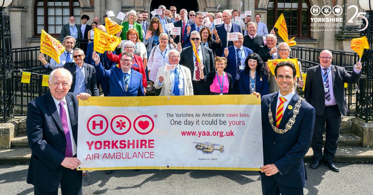Yorkshire Air Ambulance (@yorkshireairamb) on Twitter photo A heartfelt thanks to Councillor George Jabbour, council chair <a href="/northyorksc/">North Yorkshire Council</a> for choosing Yorkshire Air Ambulance as his Charity of the Year. Read more: yaa.org.uk/2025/07/18/air…
#Community #NorthYorkshire #Yorkshire #AirAmbulance A heartfelt thanks to Councillor George Jabbour, council chair <a href="/northyorksc/">North Yorkshire Council</a> for choosing Yorkshire Air Ambulance as his Charity of the Year. Read more: yaa.org.uk/2025/07/18/air…
#Community #NorthYorkshire #Yorkshire #AirAmbulance