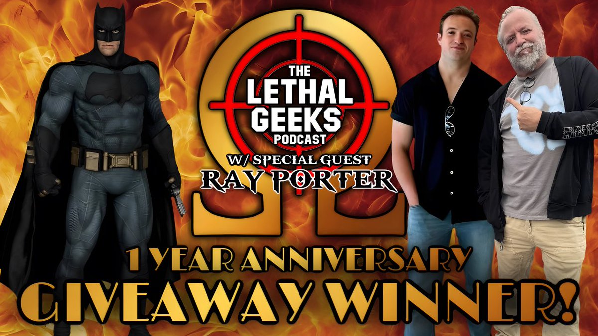 TheLethalGeeks's tweet image. One year of The Lethal Geeks — and DARKSEID delivered the prize himself!
Watch Ray Porter announce our giveaway winner in EPIC fashion 🔥
#Darkseid #RayPorter #TheLethalGeeks
👉 Check the link below.
youtu.be/5dA30S7eGlk