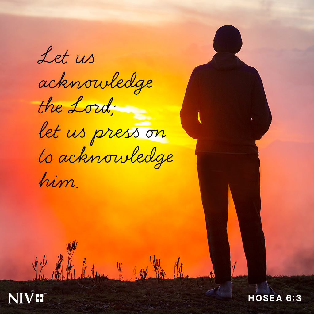 NIVBible's tweet image. "Let us acknowledge the Lord; let us press on to acknowledge him. As surely as the sun rises, he will appear; he will come to us like the winter rains, like the spring rains that water the earth.” Hosea 6:3 #niv #nivbible #verseoftheday #votd