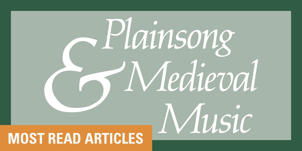 Check out the most-read articles from Plainsong &amp; Medieval Music here ☑️ cup.org/40SOWtO

#music #medieval