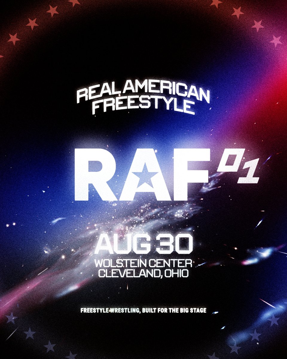 It’s almost 30 days to the first-ever Real American Freestyle event - for a limited time only, use the promo code RAF30 to get 30% off select seats. This offer applies to a 4 pack of tickets and is available in prime seating! 

Use the promo code here: ow.ly/vMgR50Wsami
