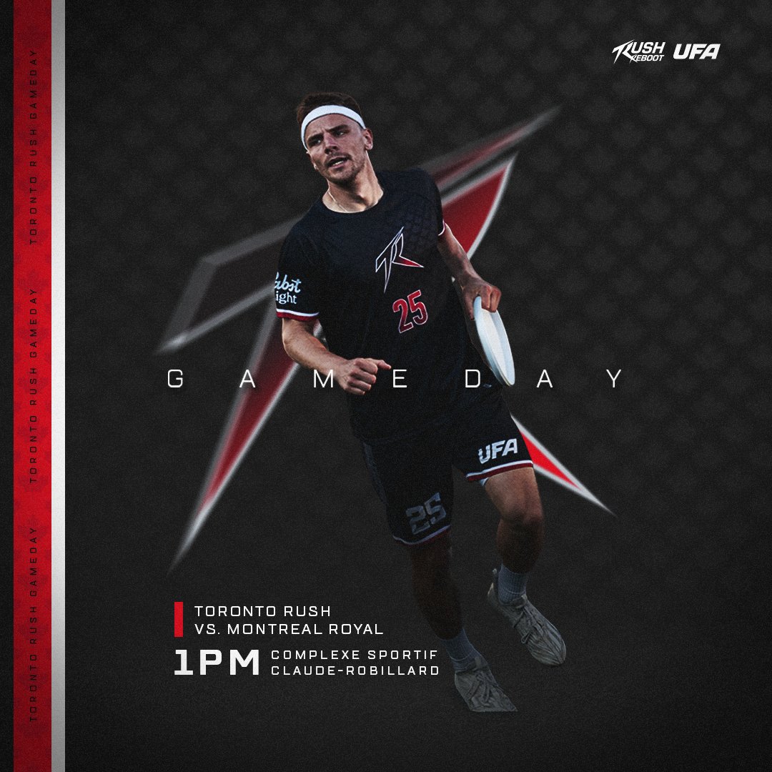 One last ride.
The Rush close out the 2025 season today in Montreal with a final showdown vs. the Royal.

📍 1PM First Pull | Complexe Sportif Claude-Robillard
📺 Watch live at WatchUFA.tv

#FeelTheRush #RushReboot25