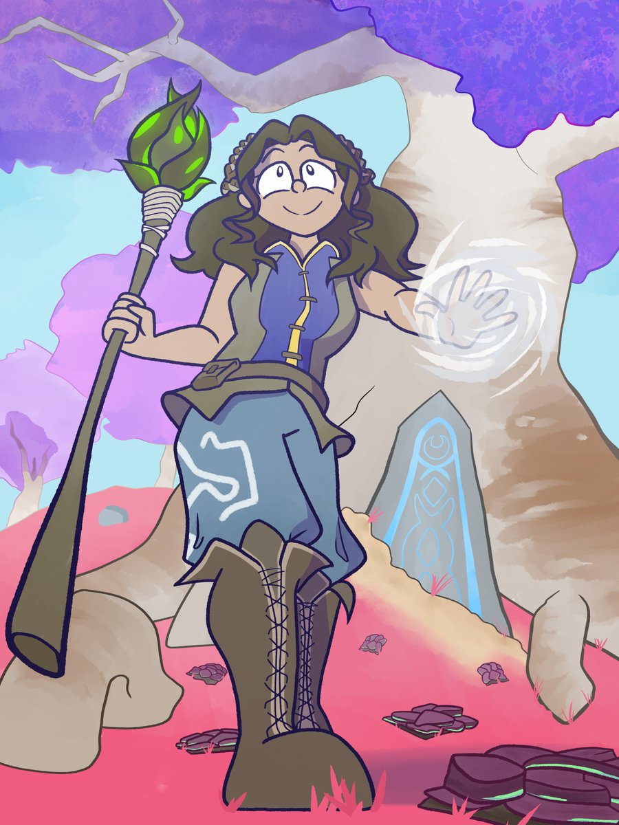 NYChannelRS's tweet image. Lucky starts her adventure through the fractured plains! 💜💙💗
#RACArtfight attack #4 against iisohel on 🟦⛅️