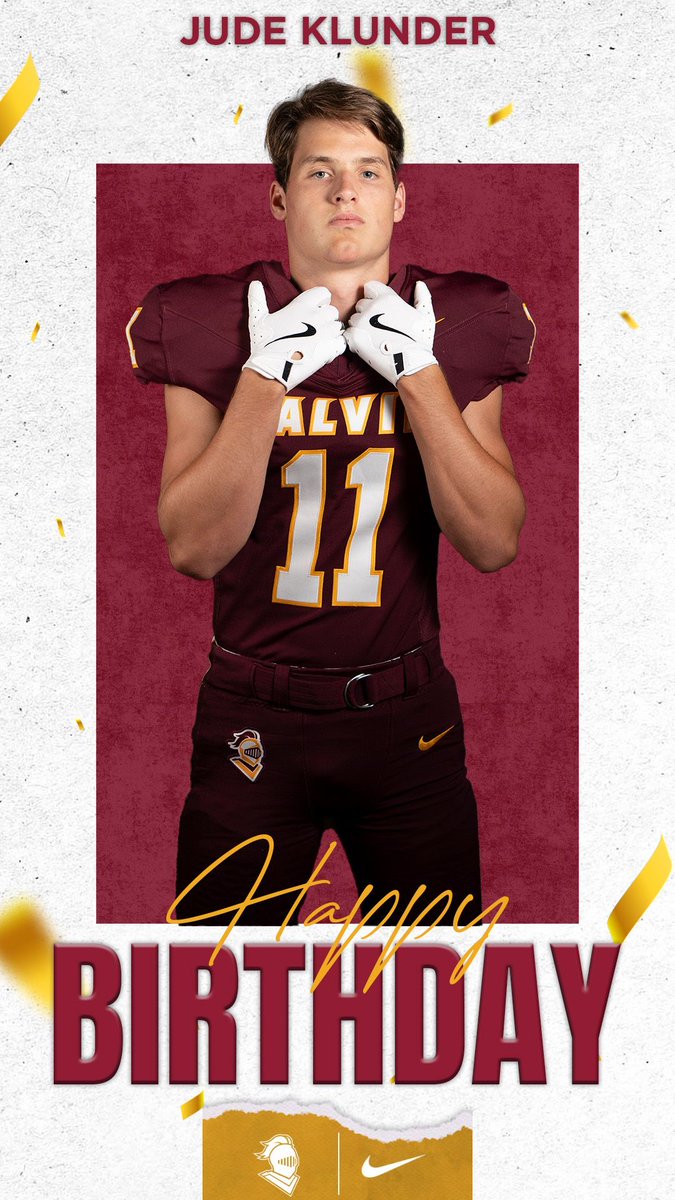 CalvinKnightsFB's tweet image. Happy Birthday Jude! #GoKnights ⚔️