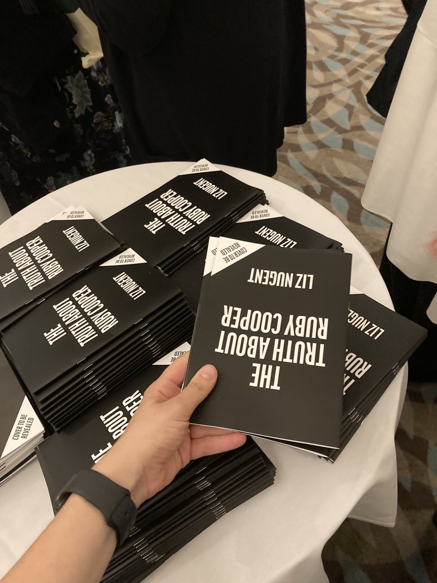 Samplers of Liz Nugent’s brand new novel are being swiped at #TheakstonsCrime
