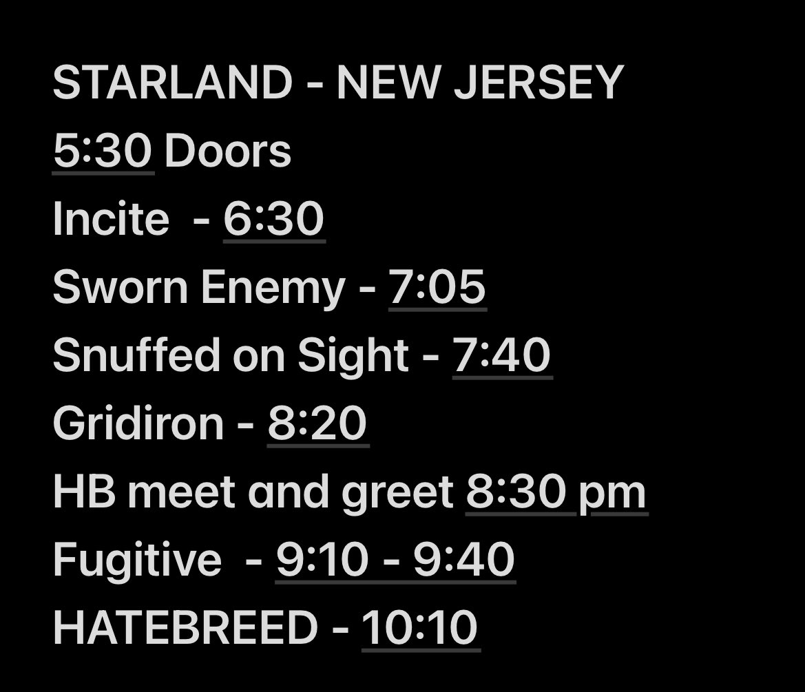 hatebreed's tweet image. New Jersey today! Hit the merch &amp;amp; then hit the pit!