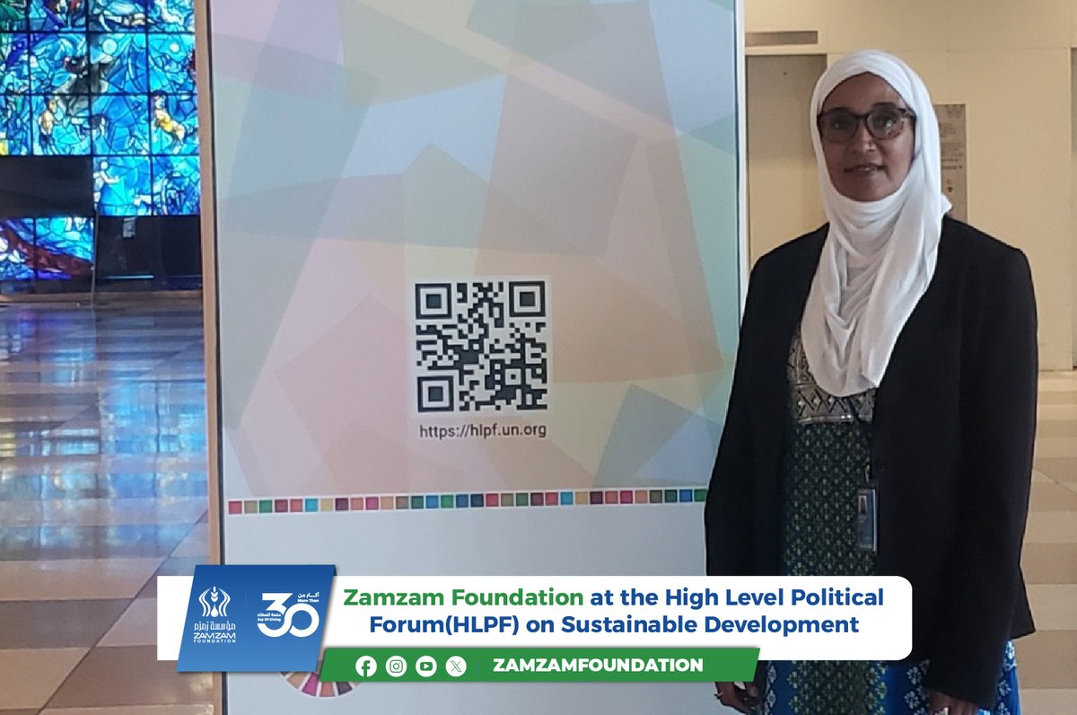 Zamzam is at #HLPF2025 as an ECOSOC member, supporting community-led, gender-responsive solutions.
We're especially focused on #SDG5—because when women thrive, communities rise.
#zamzamsom #SDGs #Localization #ParticipationMatters