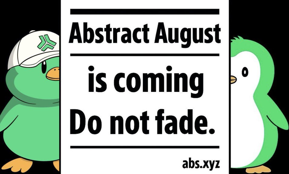 Looabstract's tweet image. Abstract August is coming
Listen to my stepbrother
I wouldn‘t fade it