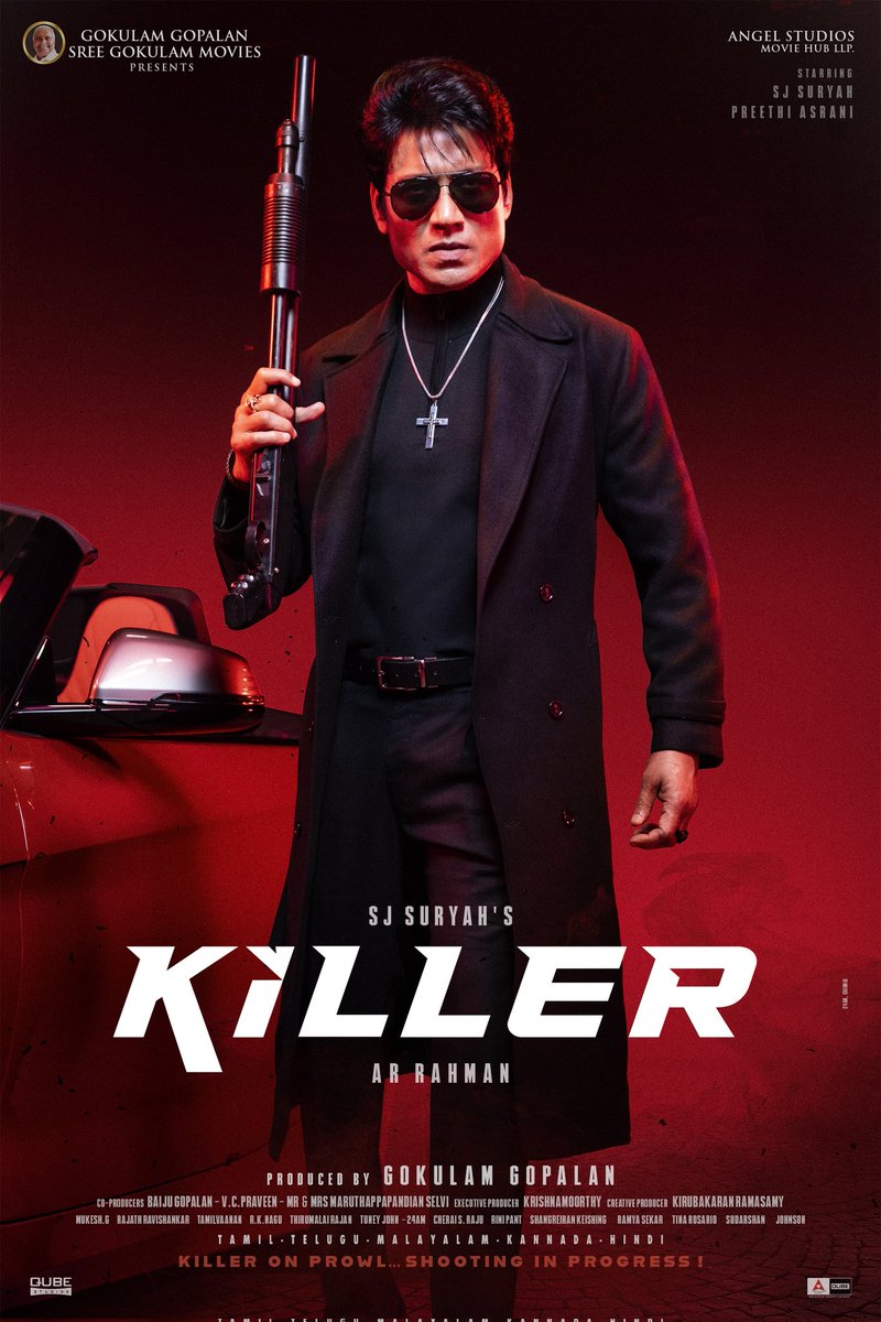 SreeGokulamMovies (@gokulammovies) on Twitter photo Happy Birthday <a href="/iam_SJSuryah/">S J Suryah</a> 🤍
#KillerTheMovie First Look 🔥
<a href="/iam_SJSuryah/">S J Suryah</a>
<a href="/arrahman/">A.R.Rahman</a>
<a href="/GokulamGopalan/">Gokulam Gopalan</a>
#VCPraveen #BaijuGopalan
#Krishnamoorthy
<a href="/Kirubakaran_AKR/">Kirubakaran Ramasamy</a>
<a href="/PreethiOffl/">Preethi Asrani</a>
<a href="/GokulamMovies/">SreeGokulamMovies</a>
<a href="/tuneyjohn/">Tuney John</a>
#MukeshDop
#NaguArts
#SJSuryah #ARRahmanMusical
#GokulamGopalan Happy Birthday <a href="/iam_SJSuryah/">S J Suryah</a> 🤍
#KillerTheMovie First Look 🔥
<a href="/iam_SJSuryah/">S J Suryah</a>
<a href="/arrahman/">A.R.Rahman</a>
<a href="/GokulamGopalan/">Gokulam Gopalan</a>
#VCPraveen #BaijuGopalan
#Krishnamoorthy
<a href="/Kirubakaran_AKR/">Kirubakaran Ramasamy</a>
<a href="/PreethiOffl/">Preethi Asrani</a>
<a href="/GokulamMovies/">SreeGokulamMovies</a>
<a href="/tuneyjohn/">Tuney John</a>
#MukeshDop
#NaguArts
#SJSuryah #ARRahmanMusical
#GokulamGopalan