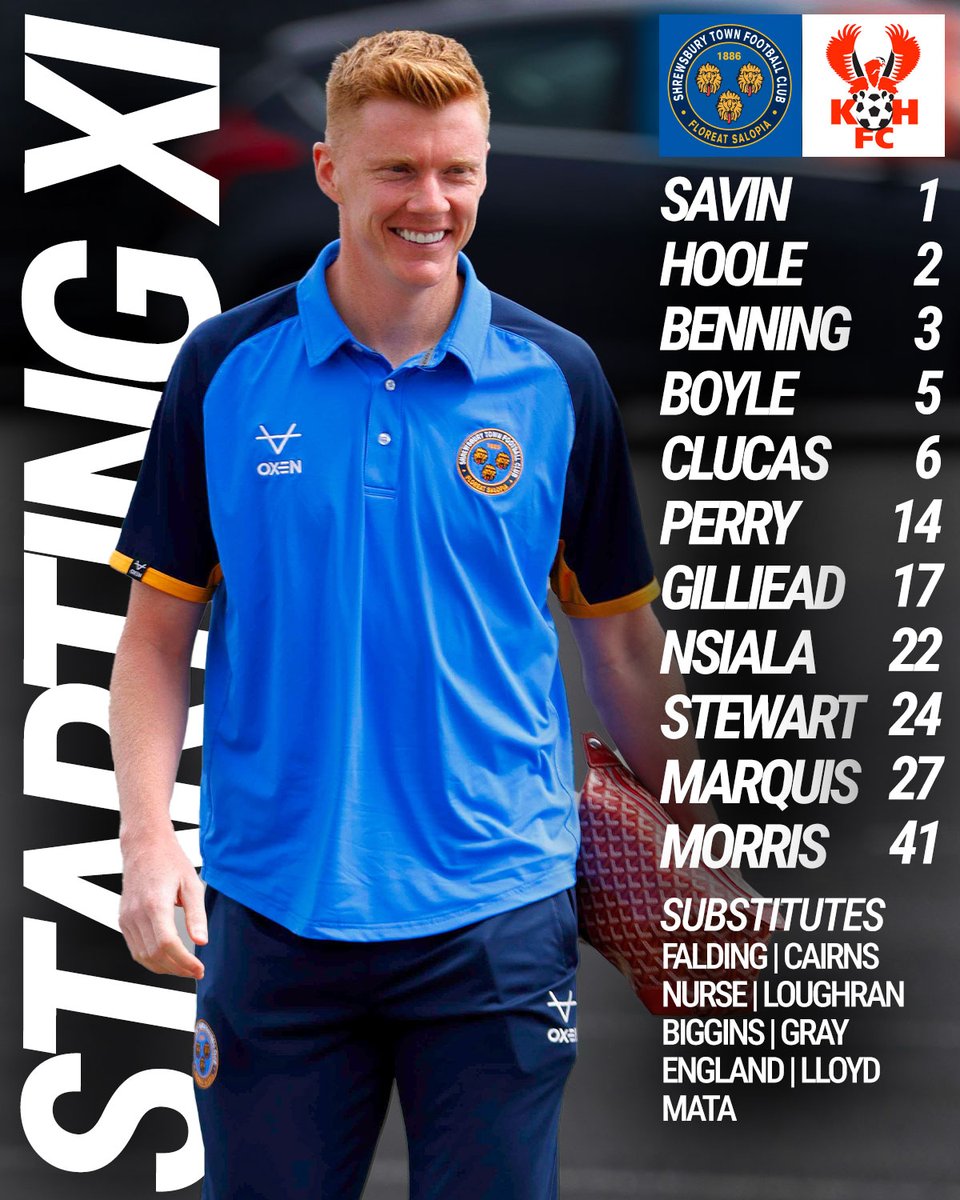 Our team to face <a href="/khfcofficial/">Kidderminster Harriers 🦅</a> 👥