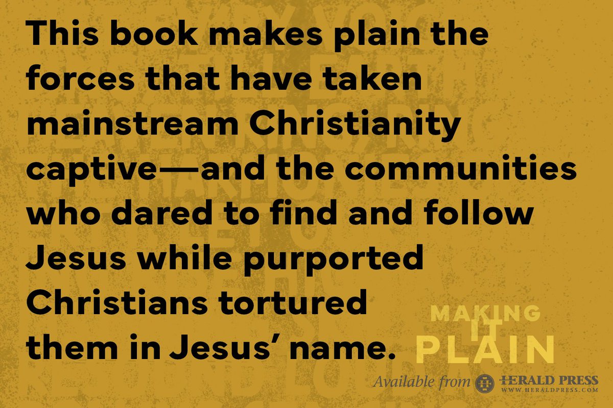 DruHart's tweet image. Let’s stop pretending Christianity ain’t been used to justify some of the worst violence and oppression out here.
Making It Plain exposes how the faith got hijacked and lifts up the ones trying to live a more Jesus-shaped way.
Preorder: heraldpress.com/9781513816364/…
#MakingItPlain