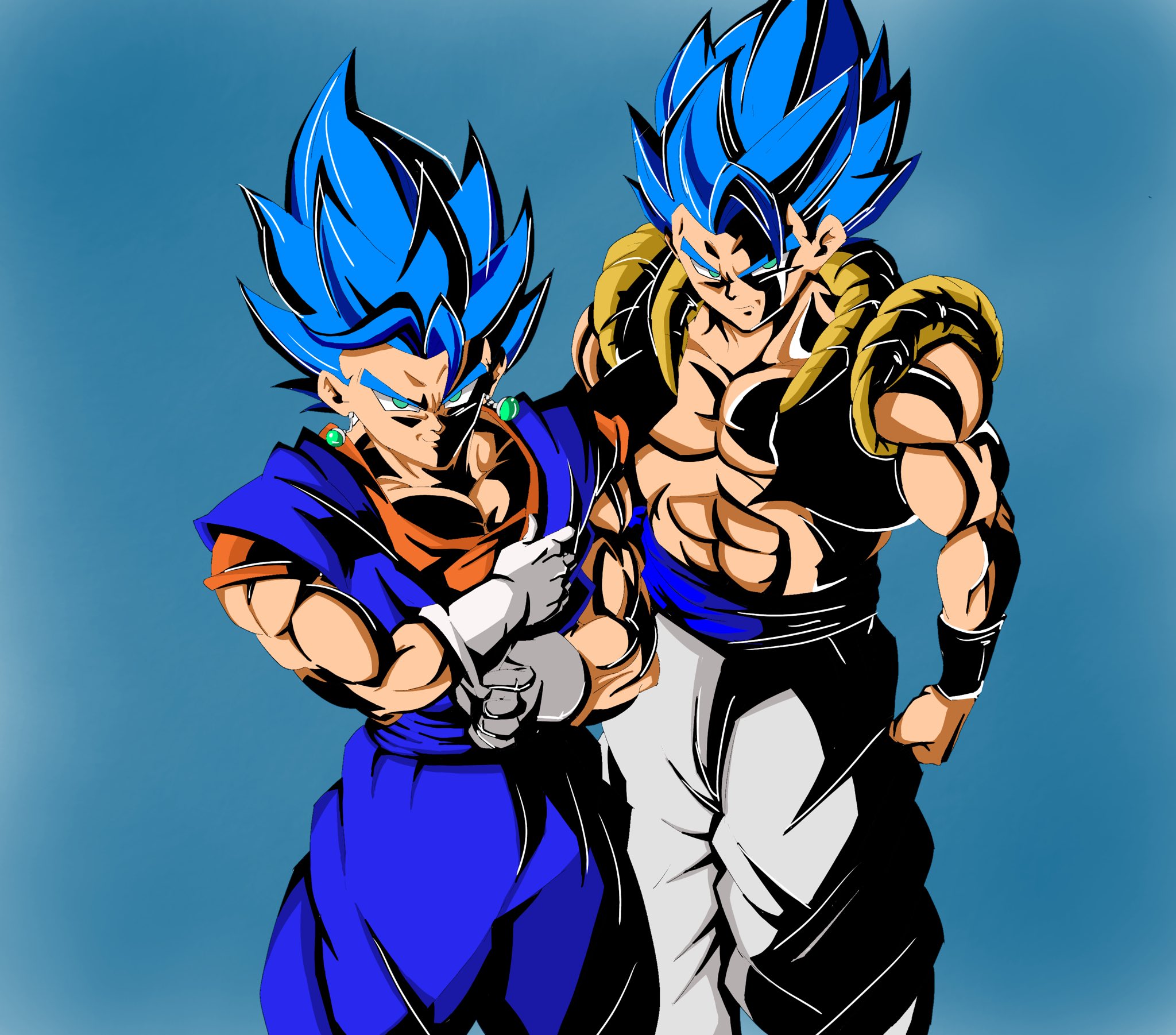 nk68aejtzy　ゴジータ　ベジット Anime: Dragon ball #anime #manga #animeboy #art #artwork