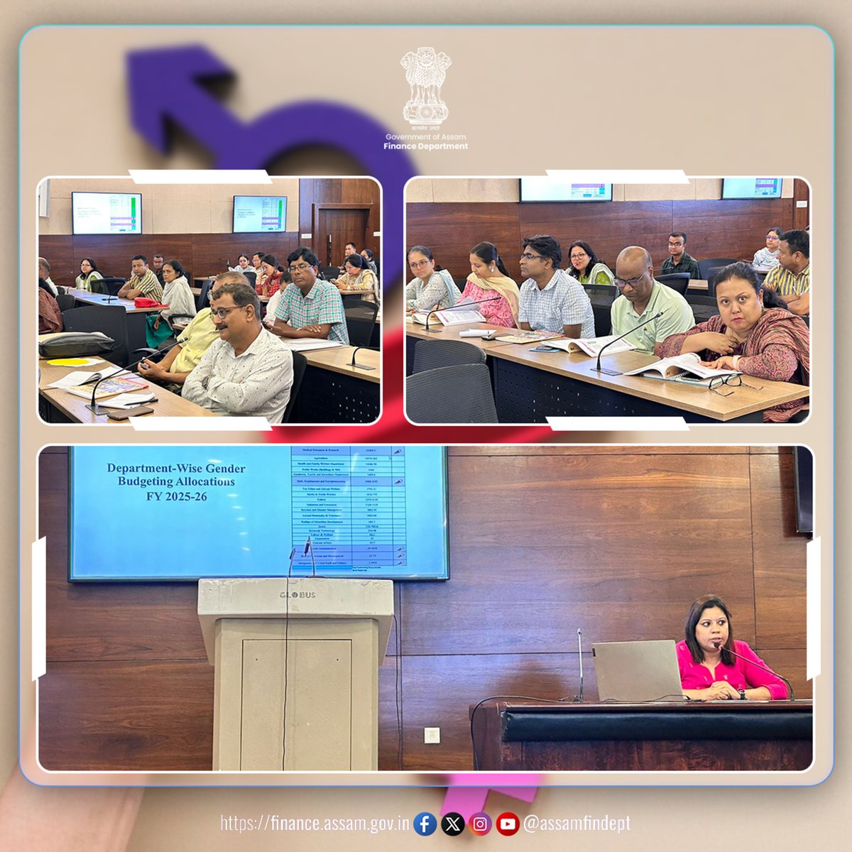 AssamFinDept's tweet image. A step towards inclusive governance! A Consultative Workshop on Inclusive Budgeting, focusing on Gender & Child, was held on 18 July 2025 at Janata Bhawan, Dispur by the Inclusive Budget Cell, Finance Department, with support from @UNICEFIndia & @unwomenindia.
#InclusiveBudget