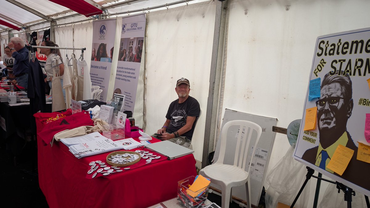 BenClaimant's tweet image. The @Dis_PPL_Protest stall is going down really well. We've been in another debate and did an open mic. The badges are going down really well.
#TolpuddleFestival
