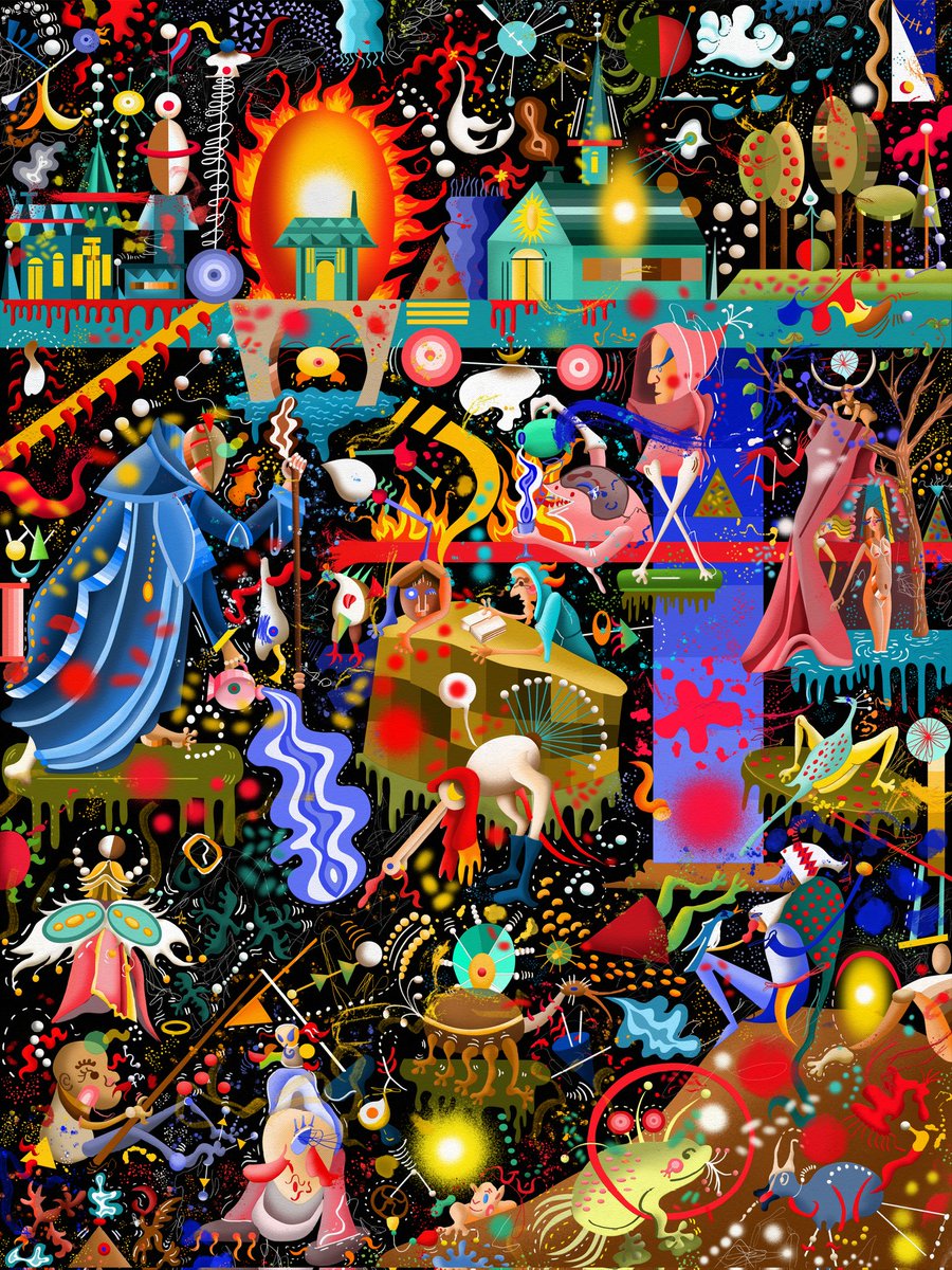 Luciana Guerra (@lucianaguerraok) on Twitter photo U can brighten your day and place a bid on this magical painting
U will also get a giclee print if u win
An uncle's  tale
My only painting available on  SR U can brighten your day and place a bid on this magical painting
U will also get a giclee print if u win
An uncle's  tale
My only painting available on  SR