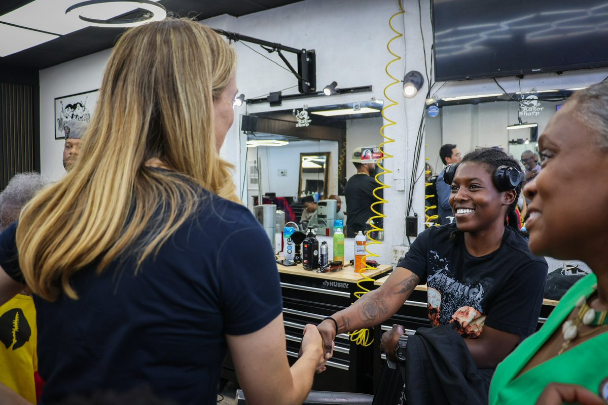 MikieSherrill's tweet image. Razor Sharp Barber Shop, Walt’s, and Cycle Kings aren’t just businesses — they’re part of what makes Trenton work. But too many small business owners are still tangled in red tape and left asking whether they’ll ever get a fair shot at growth and opportunity.
We also know that…