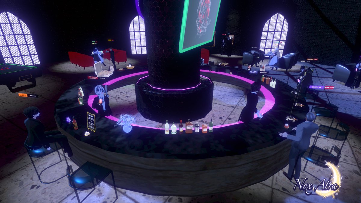 Nox_Atra_VRC's tweet image. 本日は、裏社会系RP交流会【NoxAtra】に
ご参加いただき、ありがとうございました！

またのご来場お待ちしております。

#Nox_Atra_VRC
#VRChat