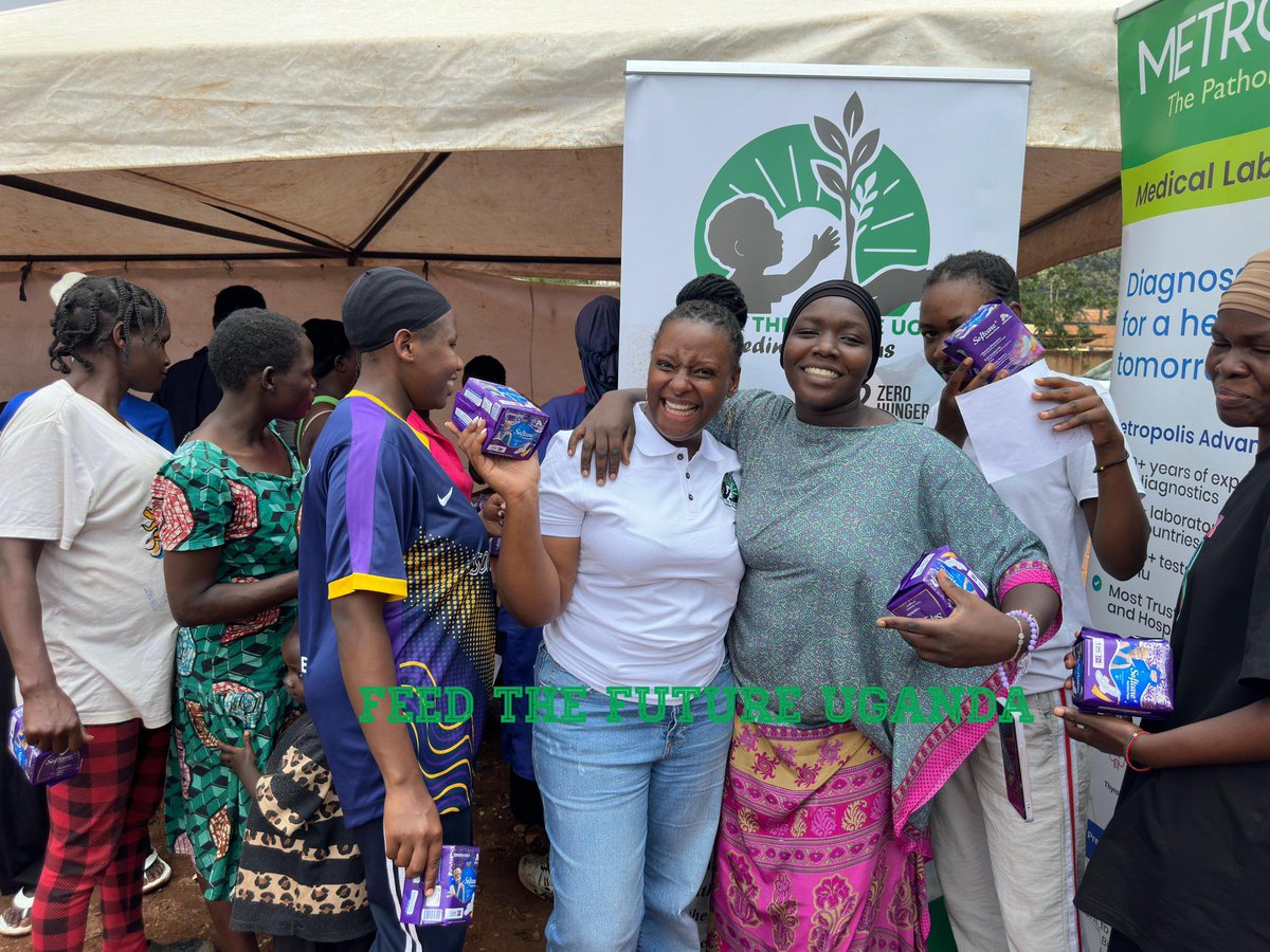 Improving access to affordable, hygienic menstrual products and facilities empowers girls and women to stay in school, seek economic opportunities, and improve health outcomes**—all crucial to breaking the cycle of poverty. We donated pads today in Katanga-wandegeya