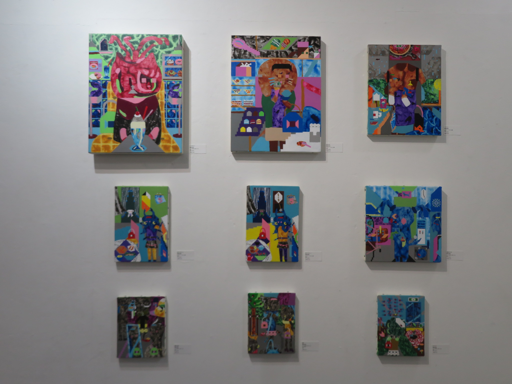 絵画No.3「無題」　作　いのこはるき 絵画No.3「無題」 作 いのこはるき