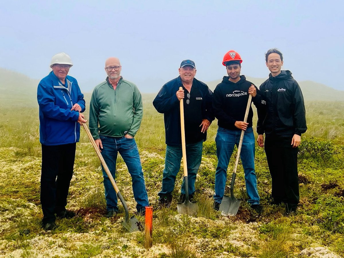 astrorahul_'s tweet image. Awesome day breaking ground at the site of SLC-02 of @Nord_Space’s Atlantic Spaceport Complex (ASX) with Town of St. Lawrence, Mayor Pittman and our partners at Strum. Grateful for the hospitality and support from the beautiful people of this town. Humble beginnings for us all 🇨🇦