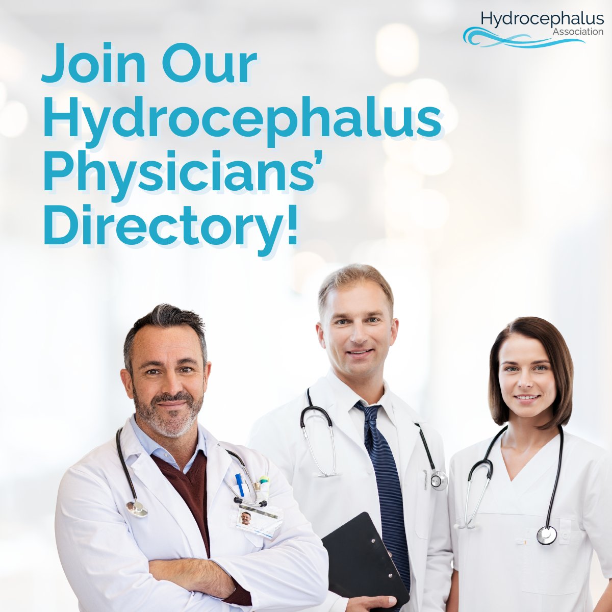 HydroAssoc's tweet image. Are you a medical professional who treats hydrocephalus? 🩺
Join our Physicians' Directory to help patients find expert care and support.
Add your name today: hydroassoc.org/join-the-physi…
#Hydrocephalus #Neurosurgery #Neurology #Neuropsychology