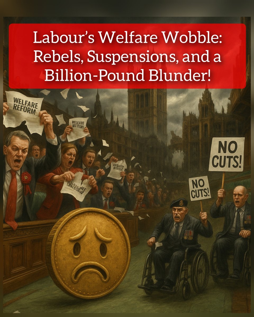 Darren_Fower's tweet image. 🌹👎 Labour’s welfare reform U-turn sparks 🫣  chaos: Abbott suspended, MPs rebel, and a £1bn compensation bill looms⁉️
#UKPolitics #LabourParty #WelfareReform