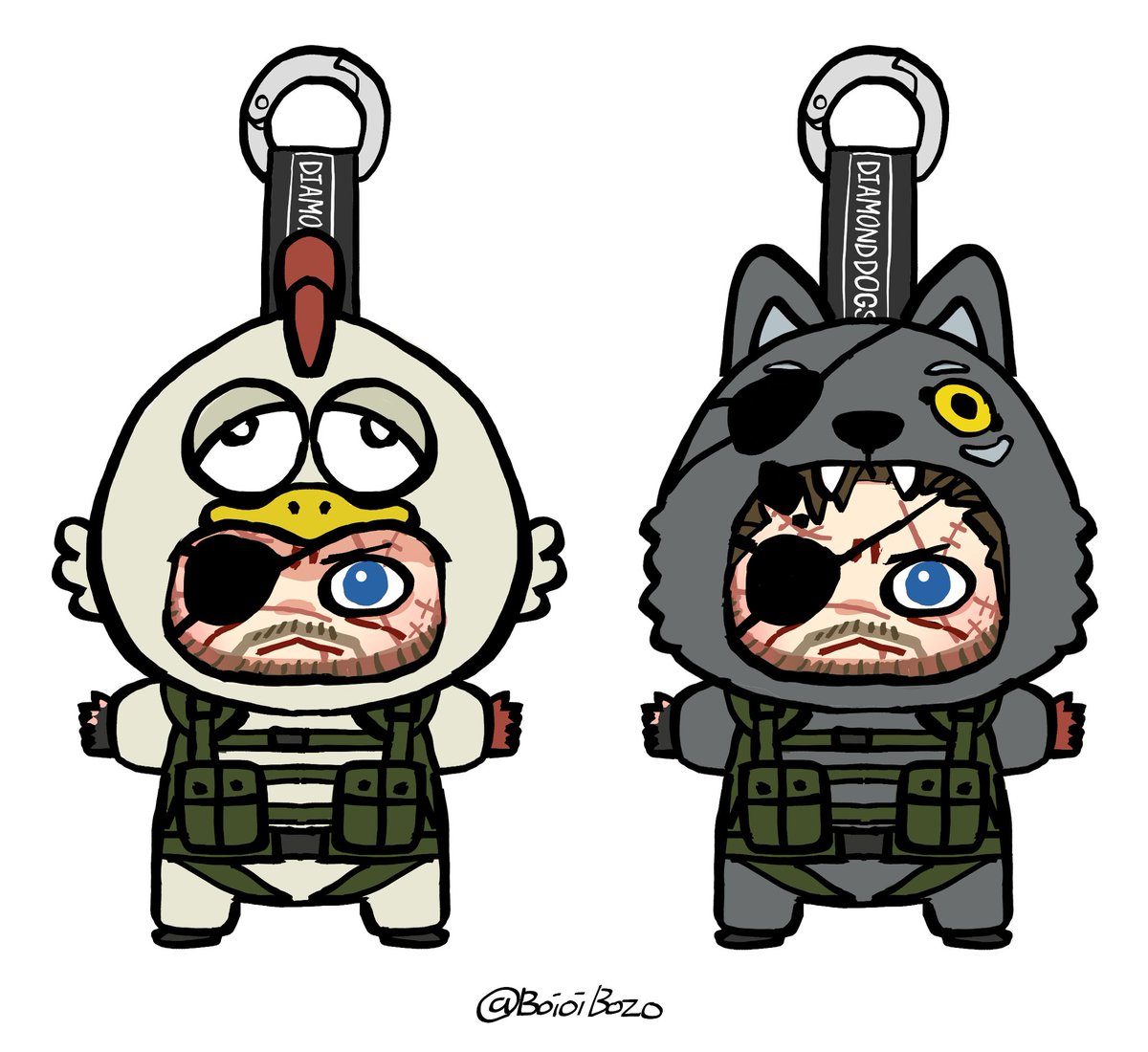 I need a plush keychain that looks like this