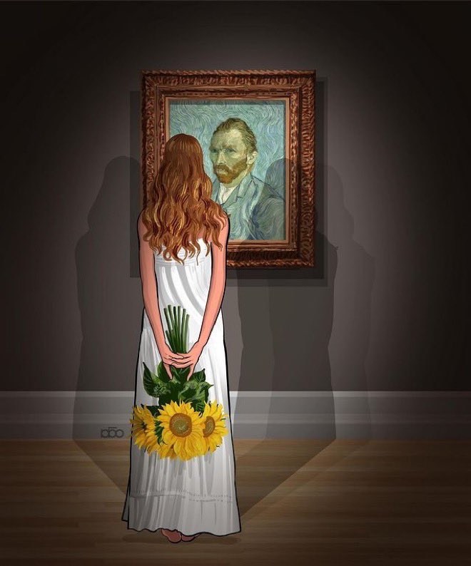 •
“There is nothing more truly artistic than to love people.”
     🖋️V. Van Gogh 
•